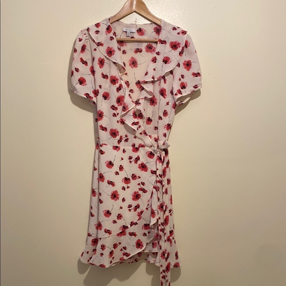 Lucy Paris Floral Wrap Dress. Size L
